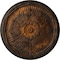 Ekena Millwork Luton Ceiling Medallion (Fits Canopies up to 3 1/2"), Hand-Painted Rust, 21"OD x 2"P CM21LURUS - alternate 1
